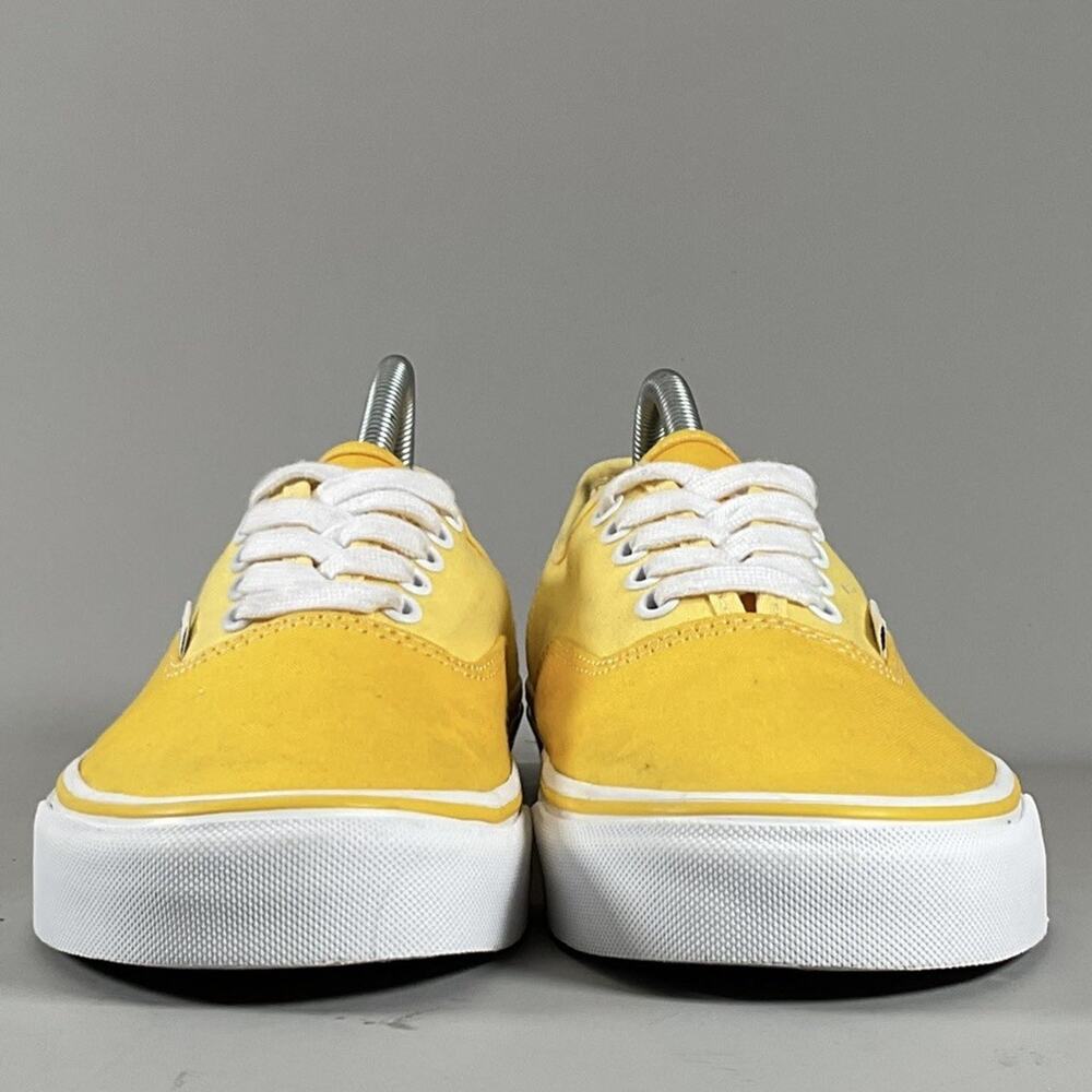 Mens 9 Womens 10.5 VANS Authentic Sesame Street Casual Sneaker Skate Shoe Yellow - Picture 2 of 8